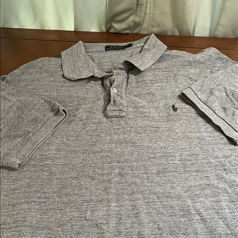 Polo by Ralph Lauren Men's Heather Gray Polo Shirt